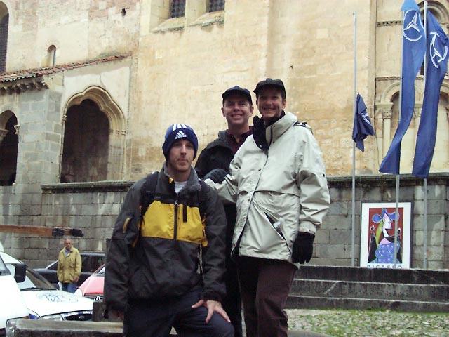 Jon, BJ and Tony at a Church in Segovia