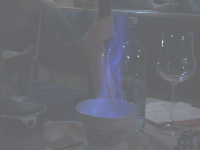 02929019 FRA Rudesheim Flaming Coffee.JPG (15704 bytes)